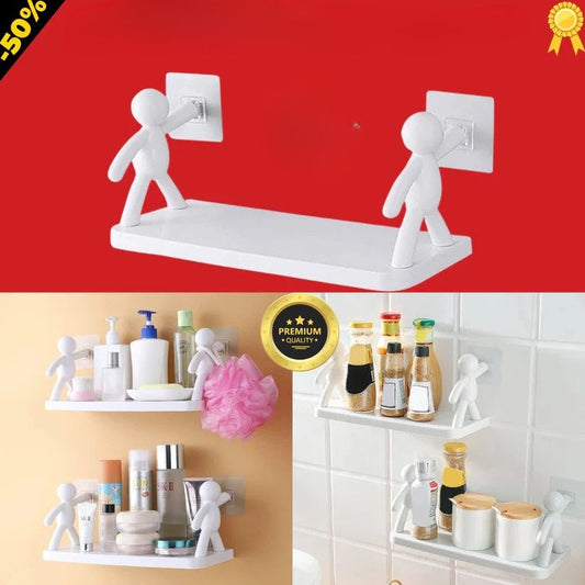 Mensola da parete decorativa con fissaggio adesivo