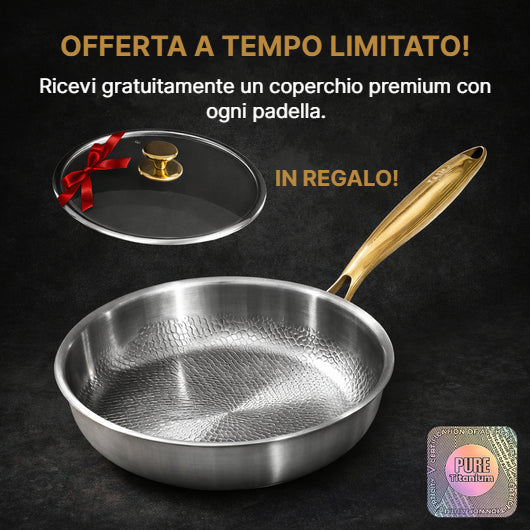 Padella classica certificata in titanio puro