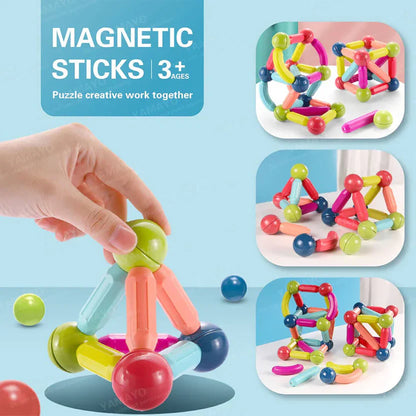 Set di costruzioni magnetiche da 42 pezzi
