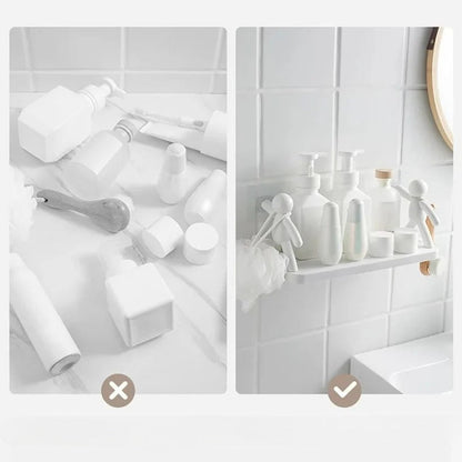 Mensola da parete decorativa con fissaggio adesivo